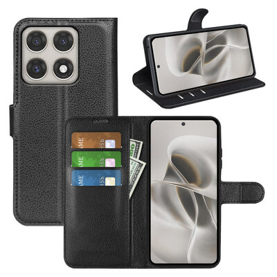 Motorola Edge 70 Pro Hoesje - MobyDefend Kunstleren Wallet Book Case (Sluiting Voorkant) - Zwart