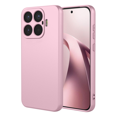 Xiaomi 17T Hoesje - MobyDefend Matte Siliconen Backcover - Licht Roze