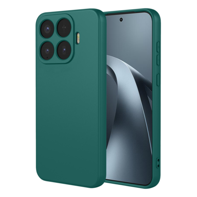 Xiaomi 17T Pro Hoesje - MobyDefend Matte Siliconen Backcover - Groen