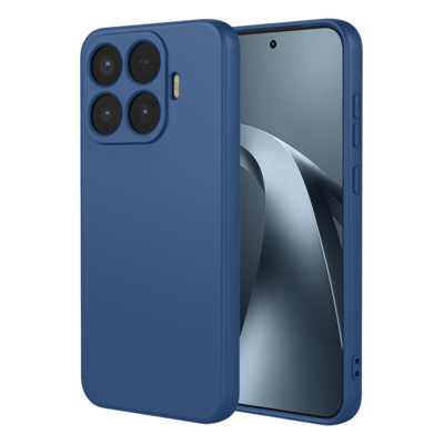 Xiaomi 17T Pro Hoesje - MobyDefend Matte Siliconen Backcover - Blauw