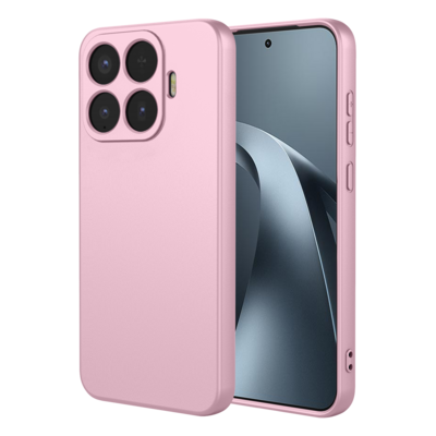 Xiaomi 17T Pro Hoesje - MobyDefend Matte Siliconen Backcover - Licht Roze