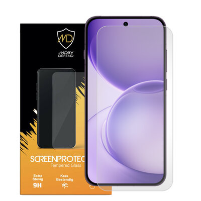Oppo Reno16 Pro Screenprotector - MobyDefend Case-Friendly Screensaver - Gehard Glas
