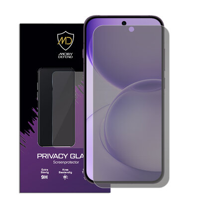 MobyDefend Oppo Reno16 Screenprotector - Matte Privacy Glass Screensaver