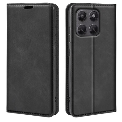 Motorola Moto G37 Power Hoesje - MobyDefend Luxe Wallet Bookcase (Magnetische Sluiting) - Zwart