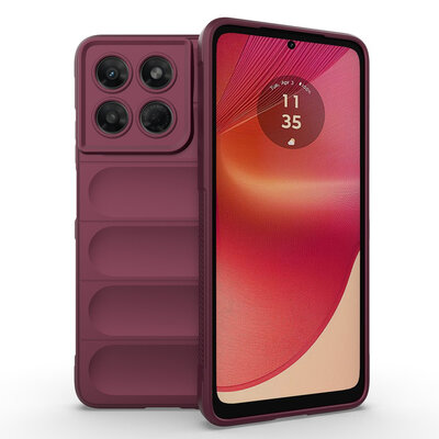 Motorola Moto G37 / G47 Hoesje - MobyDefend TPU Gripcase - Donkerpaars