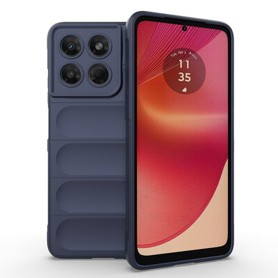 Motorola Moto G37 / G47 Hoesje - MobyDefend TPU Gripcase - Blauw