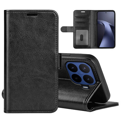 Xiaomi 17T Pro Hoesje - MobyDefend Wallet Book Case (Sluiting Achterkant) - Zwart