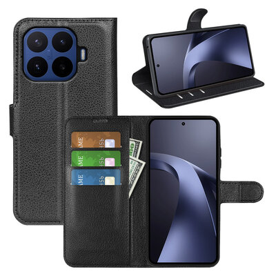 Xiaomi 17T Pro Hoesje - MobyDefend Kunstleren Wallet Book Case (Sluiting Voorkant) - Zwart