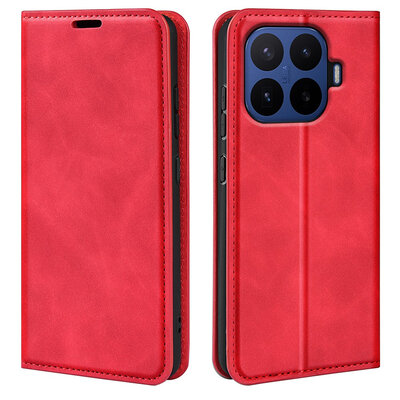 Xiaomi 17T Pro Hoesje - MobyDefend Luxe Wallet Bookcase (Magnetische Sluiting) - Rood