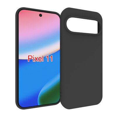 Google Pixel 11 Hoesje - MobyDefend TPU Backcover - Mat Zwart