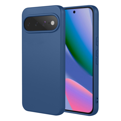 Google Pixel 11 Hoesje - MobyDefend Matte Siliconen Backcover - Blauw