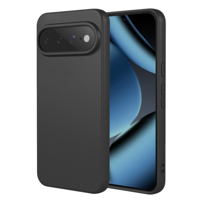 Google Pixel 11 Pro Hoesje - MobyDefend Matte Siliconen Backcover - Zwart