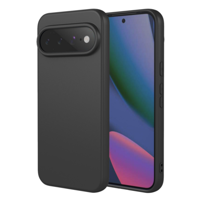 Google Pixel 11 Pro XL Hoesje - MobyDefend Matte Siliconen Backcover - Zwart