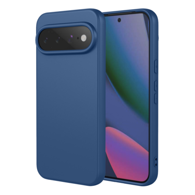 Google Pixel 11 Pro XL Hoesje - MobyDefend Matte Siliconen Backcover - Blauw