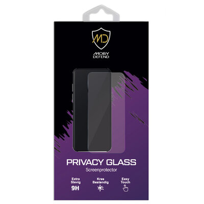 2-Pack MobyDefend iPhone 18 Pro Max Screenprotectors - Matte Privacy Glass Screensavers