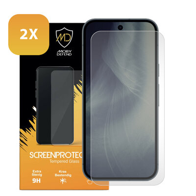 2-Pack Google Pixel 11 Screenprotectors - MobyDefend Case-Friendly Screensavers - Gehard Glas