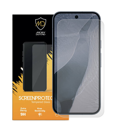 Google Pixel 11 Pro Screenprotector - MobyDefend Case-Friendly Screensaver - Gehard Glas