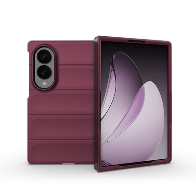 Samsung Galaxy Z Fold 8 Hoesje - MobyDefend TPU Gripcase - Donkerpaars