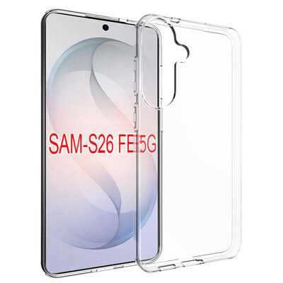 Samsung Galaxy S26 FE Hoesje - MobyDefend Transparante TPU Backcover - Volledig Doorzichtig