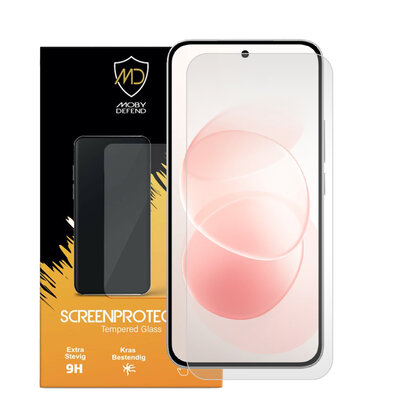 Xiaomi Redmi Note 17 Pro Max 5G Screenprotector - MobyDefend Case-Friendly Screensaver - Gehard Glas