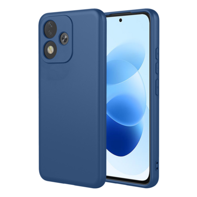 Xiaomi Redmi Note 17 Pro 5G Hoesje - MobyDefend Matte Siliconen Backcover - Blauw