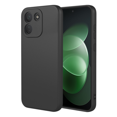 Xiaomi Redmi Note 17 Pro Max 5G Hoesje - MobyDefend Matte Siliconen Backcover - Zwart
