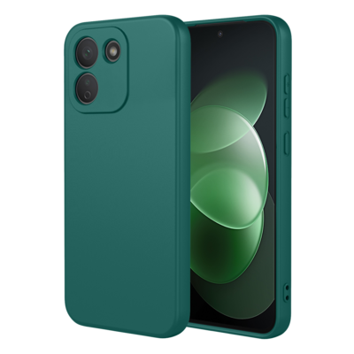 Xiaomi Redmi Note 17 Pro Max 5G Hoesje - MobyDefend Matte Siliconen Backcover - Groen