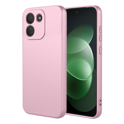 Xiaomi Redmi Note 17 Pro Max 5G Hoesje - MobyDefend Matte Siliconen Backcover - Licht Roze