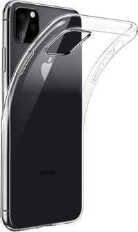 iPhone 11 telefoonhoesje, gel case, volledig doorzichtig