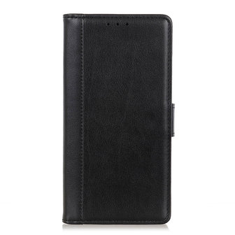 OnePlus 7T Pro hoesje, Luxe 3-in-1 bookcase, zwart