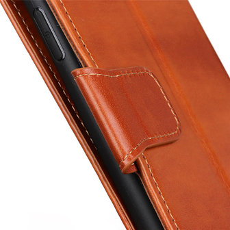 Samsung Galaxy A31 hoesje, Wallet bookcase, Bruin
