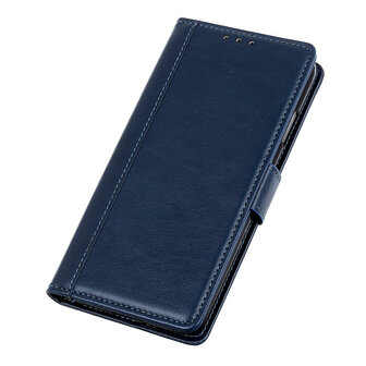 Samsung Galaxy A31 hoesje, Luxe wallet bookcase, Blauw