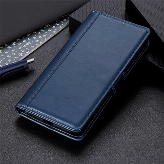 Samsung Galaxy A31 hoesje, Luxe wallet bookcase, Blauw