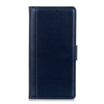Samsung Galaxy A31 hoesje, Luxe wallet bookcase, Blauw
