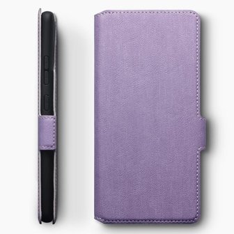 Samsung Galaxy A31 hoesje, MobyDefend slim-fit extra dunne bookcase, Paars