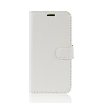 Samsung Galaxy S20 FE hoesje, MobyDefend Kunstleren Wallet Book Case, Wit
