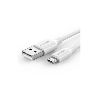 UGREEN Micro-USB naar USB-A kabel, 0,25 Meter, Wit