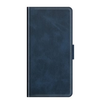 Motorola Moto G50 Hoesje, MobyDefend Luxe Wallet Book Case (Sluiting Zijkant), Blauw