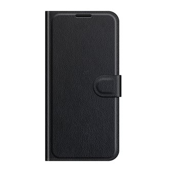 Nokia XR20 Hoesje, MobyDefend Kunstleren Wallet Book Case, Zwart