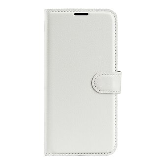 Xiaomi 12 / 12X Hoesje, MobyDefend Kunstleren Wallet Book Case, Wit