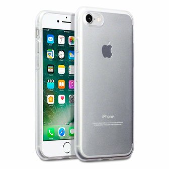 onvoorwaardelijk kleding meisje Apple iPhone SE (2020/2022) / iPhone 7 / iPhone 8 hoesje, gel case,  doorzichtig