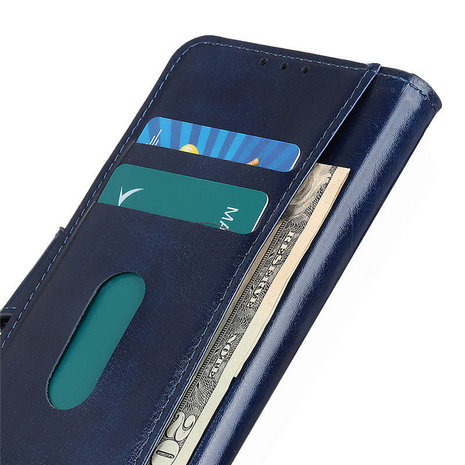 Nokia 8.3 hoesje, Wallet bookcase, Blauw