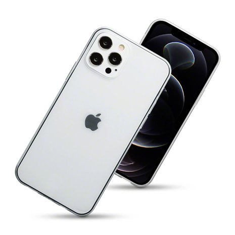 Slapen Normaal gesproken Afstoting Apple iPhone 12 / iPhone 12 Pro hoesje, Transparante gel case, Volledig  doorzichtig