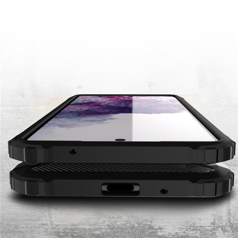 Samsung Galaxy S20 FE hoesje, Dubbel gelaagde pantsercase, Roségoud