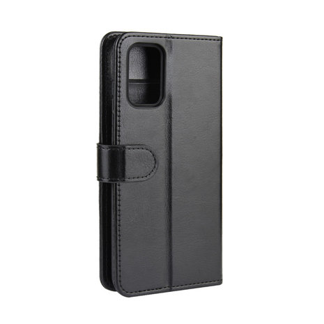 Samsung Galaxy S20 FE hoesje, MobyDefend Wallet Book Case (Sluiting Achterkant), Zwart