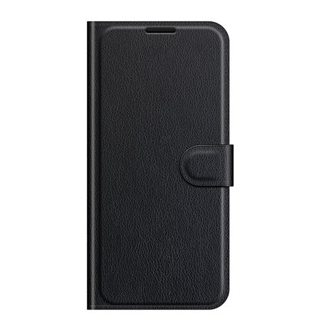 Motorola Edge 20 Pro Hoesje, MobyDefend Kunstleren Wallet Book Case, Zwart