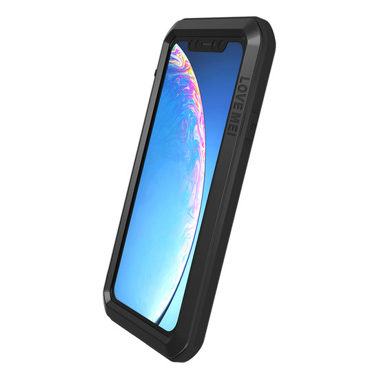 Apple iPhone 11 Pro Hoes - Love Mei Metalen Case - Extreme Protection - Zwart