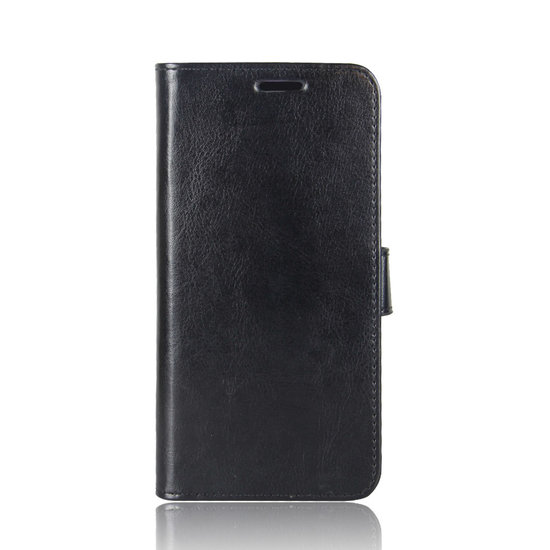 Samsung Galaxy A51 Hoesje - MobyDefend Wallet Book Case (Sluiting Achterkant) - Zwart
