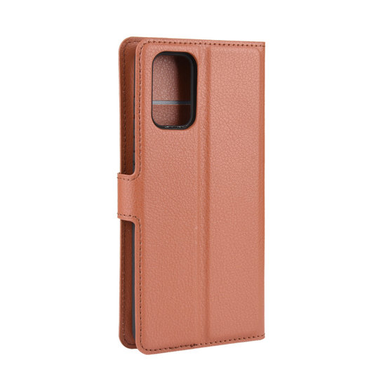 Samsung Galaxy S20 Plus (S20+) hoesje, Wallet bookcase, Bruin