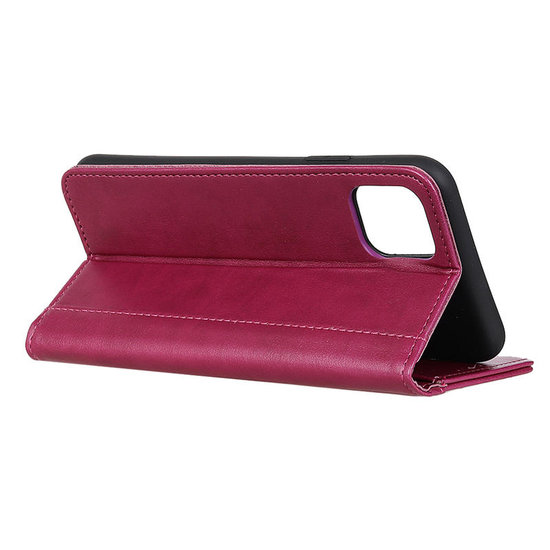 Samsung Galaxy S20 Ultra hoesje, Luxe wallet bookcase, Rood-paars